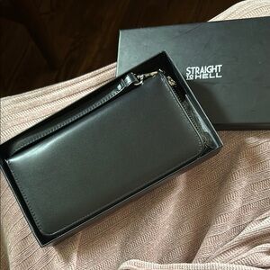 Black Wristlet Clutch
